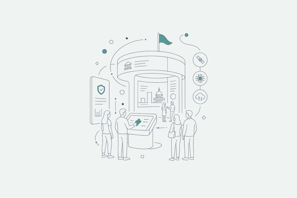 AI-Powered Knowledge Assistant concept visualization for events by Magik Touch Idea Lab