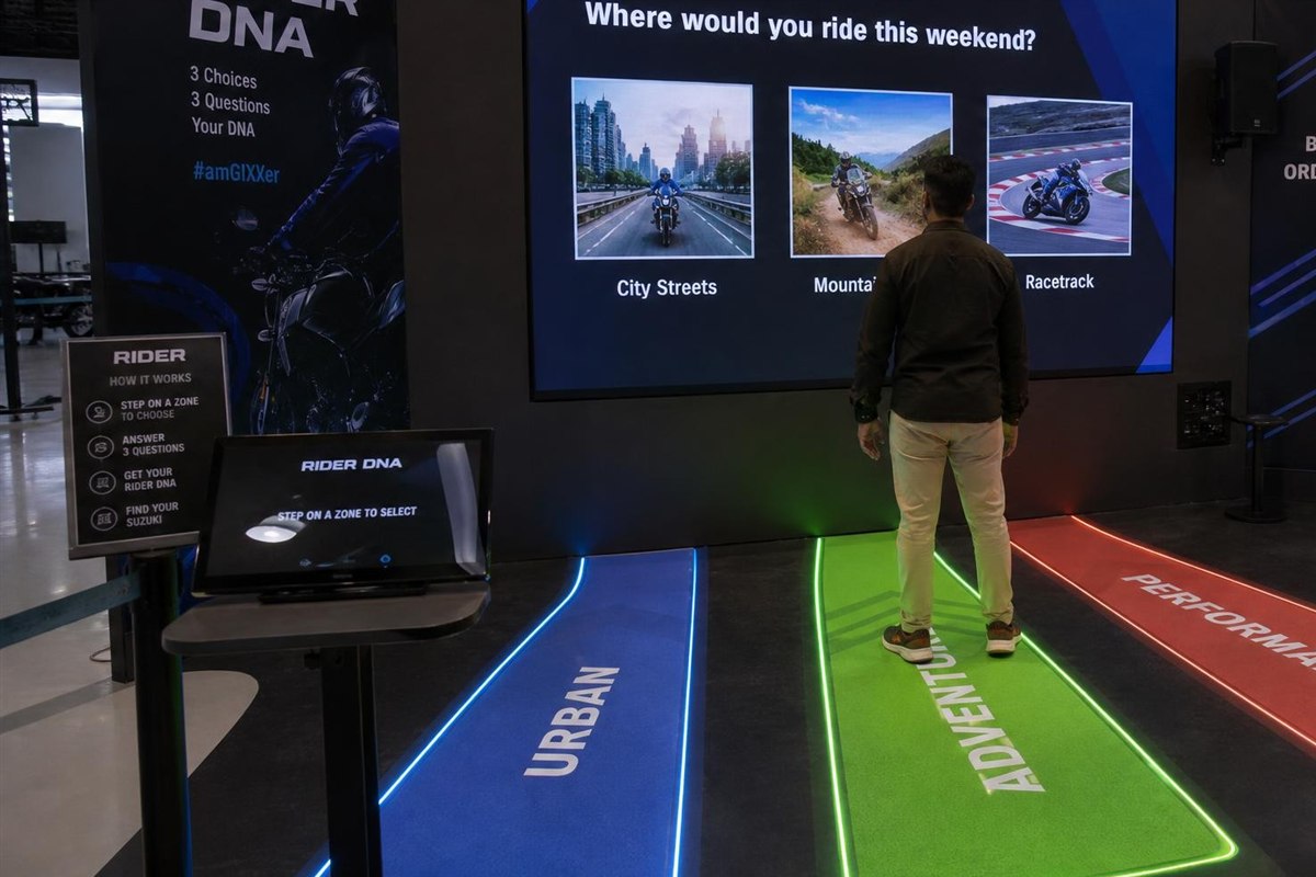 AI Rider DNA Scan concept visualization for events by Magik Touch Idea Lab