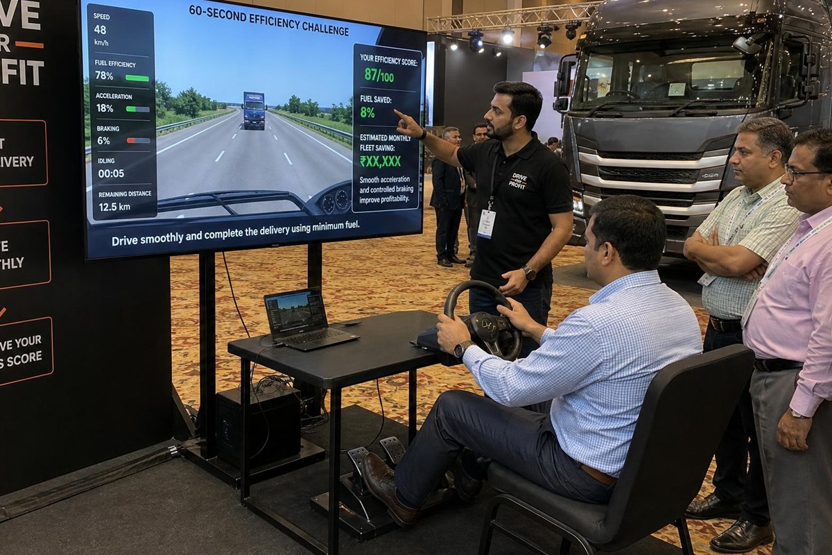 Drive for Profit Simulator concept visualization for events by Magik Touch Idea Lab