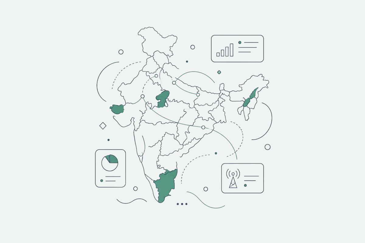 Interactive India Phygital Map visual reference