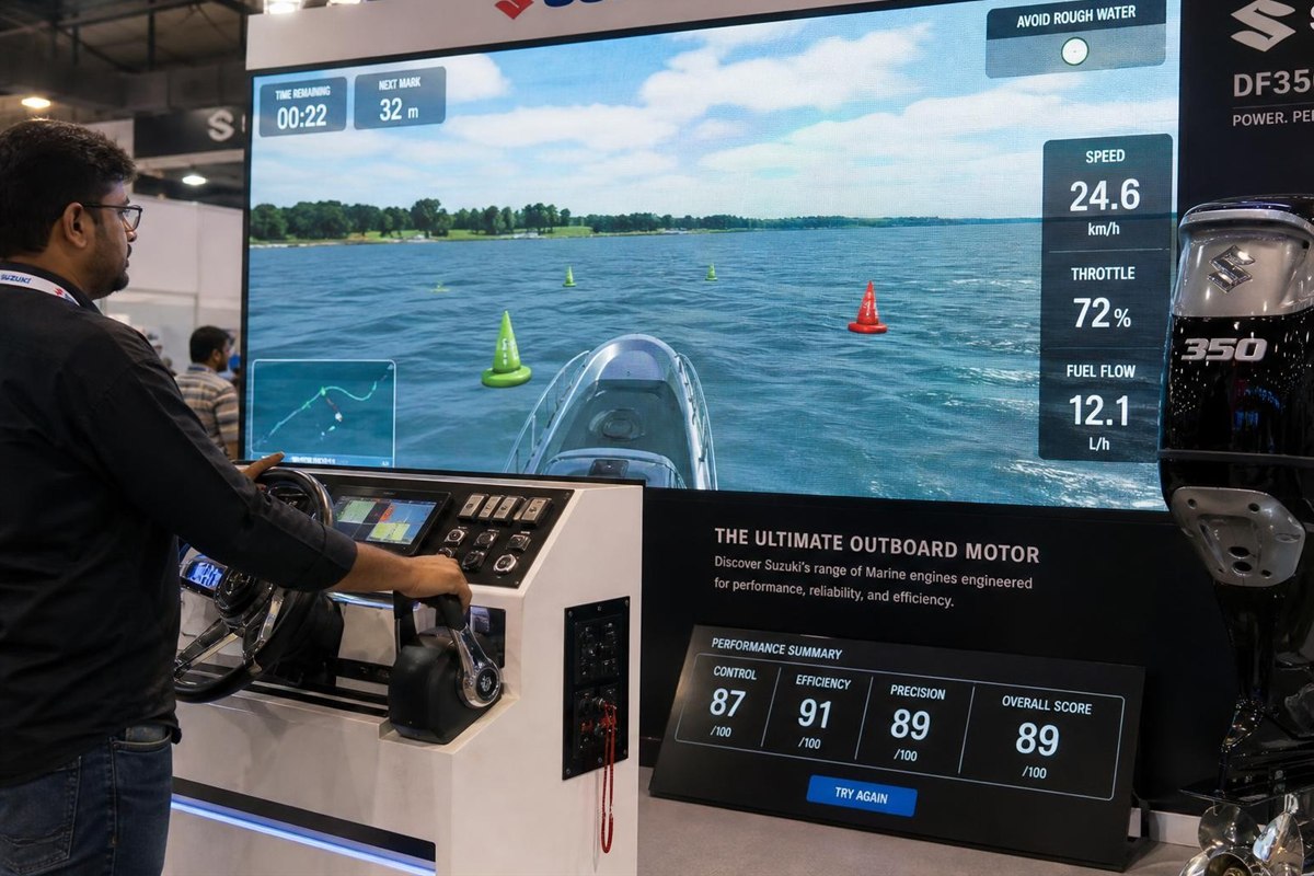 Virtual Navigation Helm concept visualization for events by Magik Touch Idea Lab