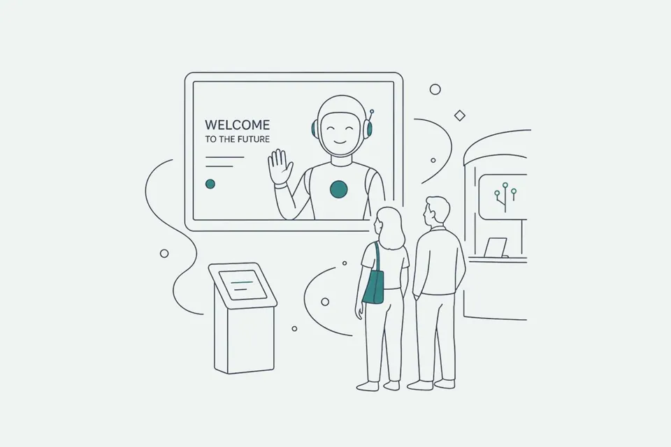 AI Digital Twin Welcome visual reference