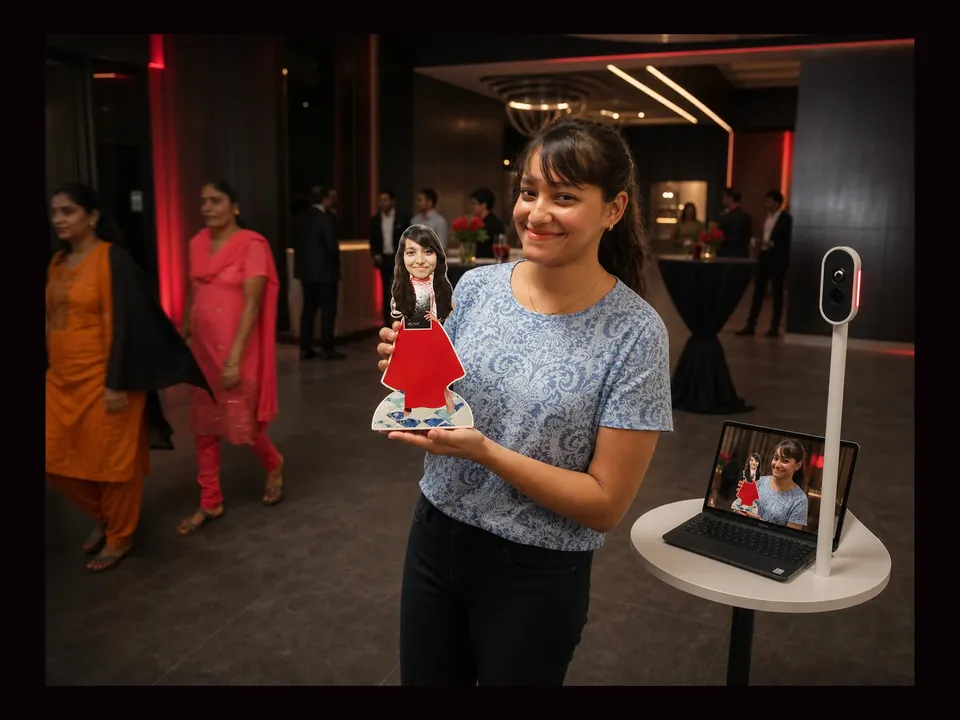 Bobble Head Photobooth event experience by Magik Touch