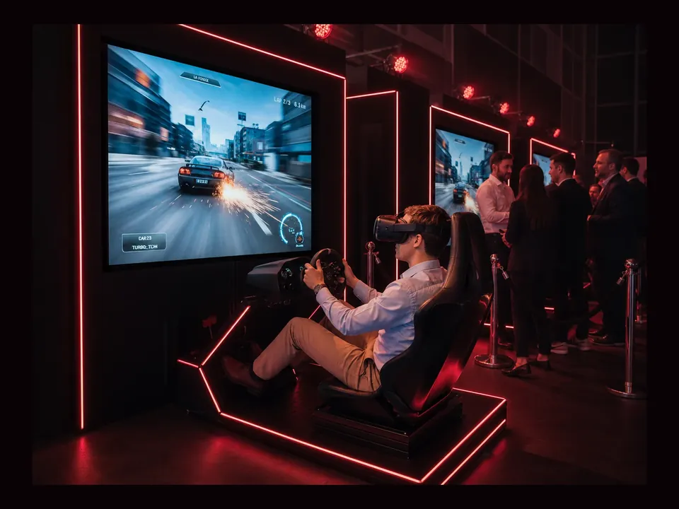Car Racing Game event experience by Magik Touch
