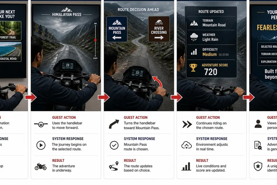 Choose Your Adventure Route visual reference