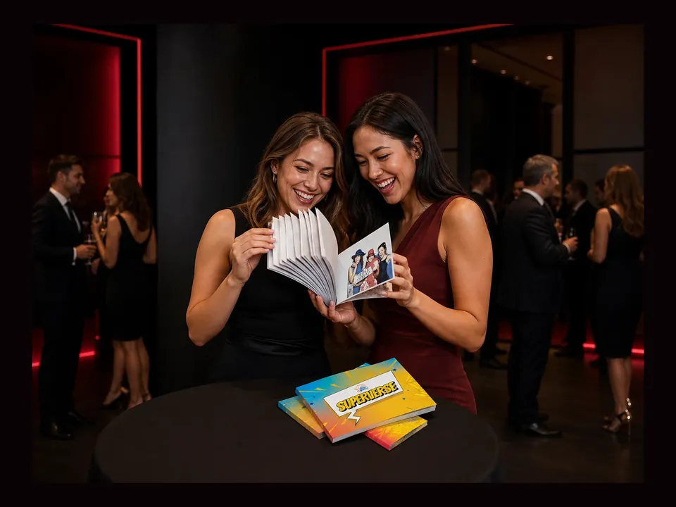 Flipbook Photobooth event experience by Magik Touch