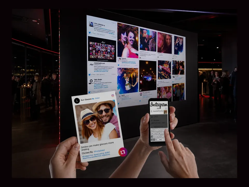 Hashtag Printer Photobooth event experience by Magik Touch