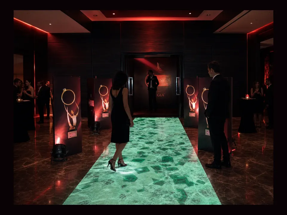 Interactive Floor event experience by Magik Touch
