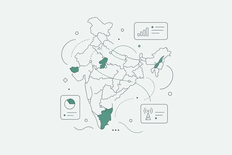 Interactive India Phygital Map visual reference