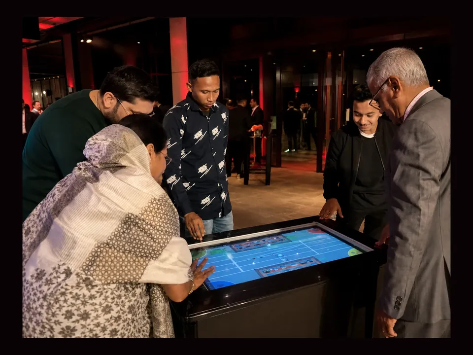 Interactive Table Top event experience by Magik Touch