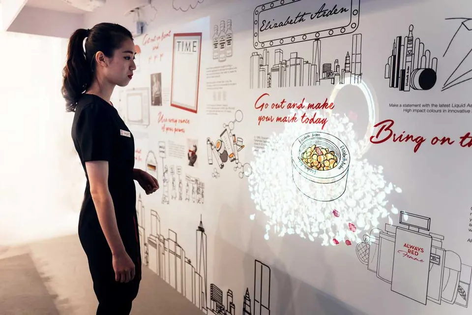 Interactive Wall setup and visual reference 3 by Magik Touch