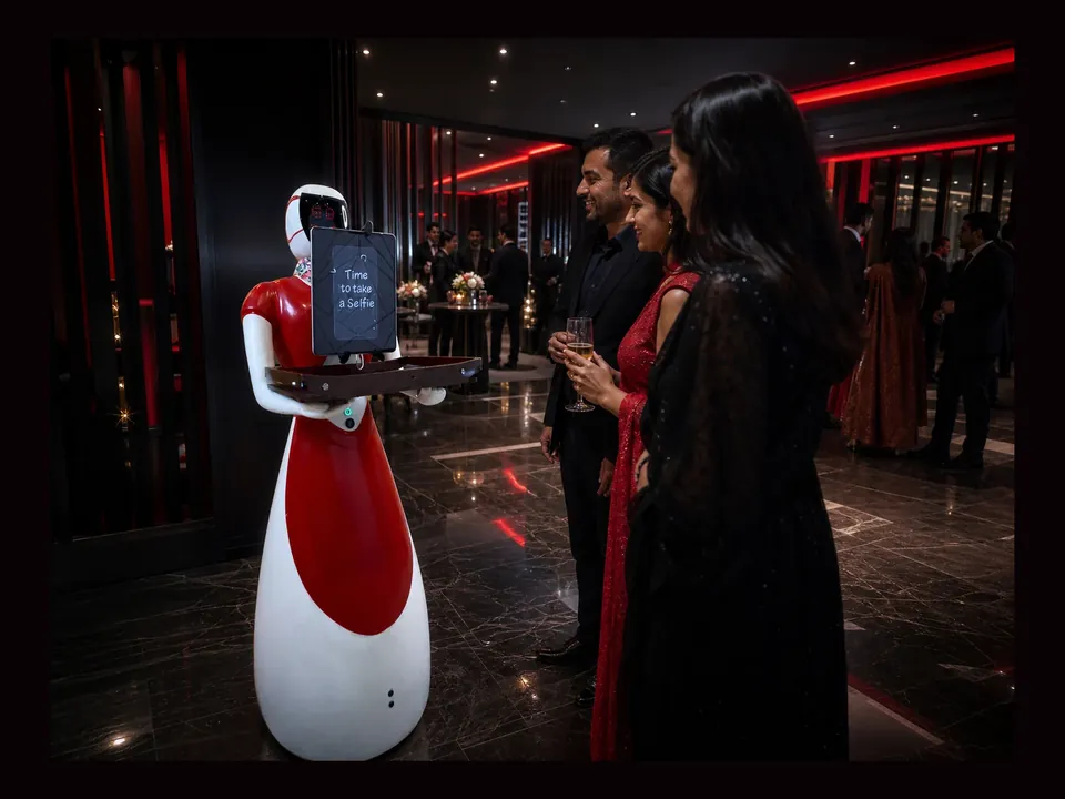 Julie - The Robot Photographer Photobooth event experience by Magik Touch