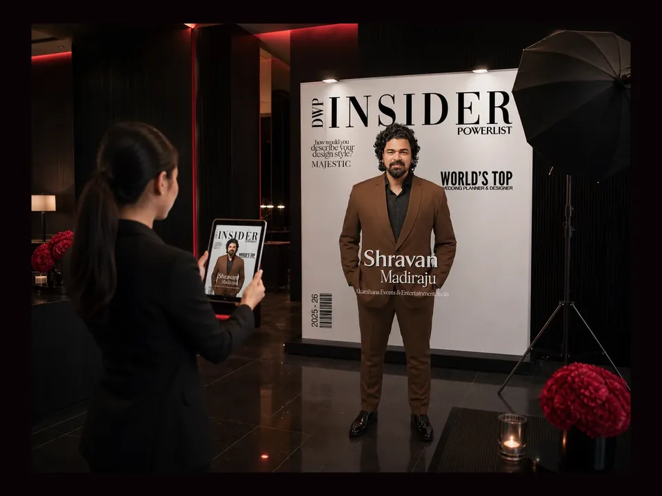 Magazine Photobooth event experience by Magik Touch