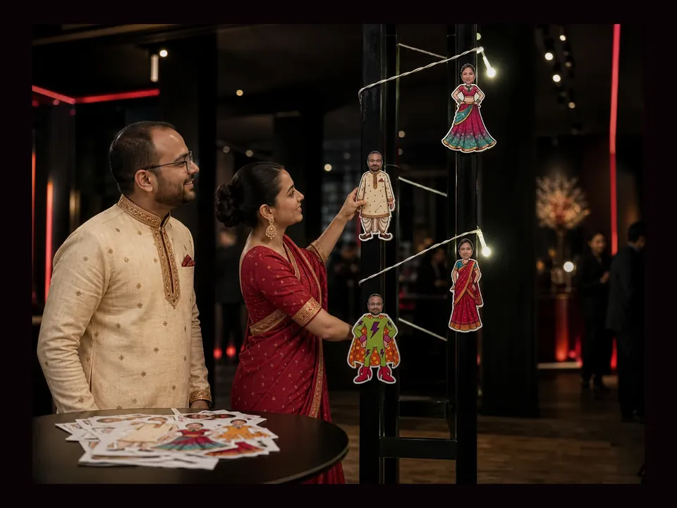 Mini Magnet Photo Booth event experience by Magik Touch