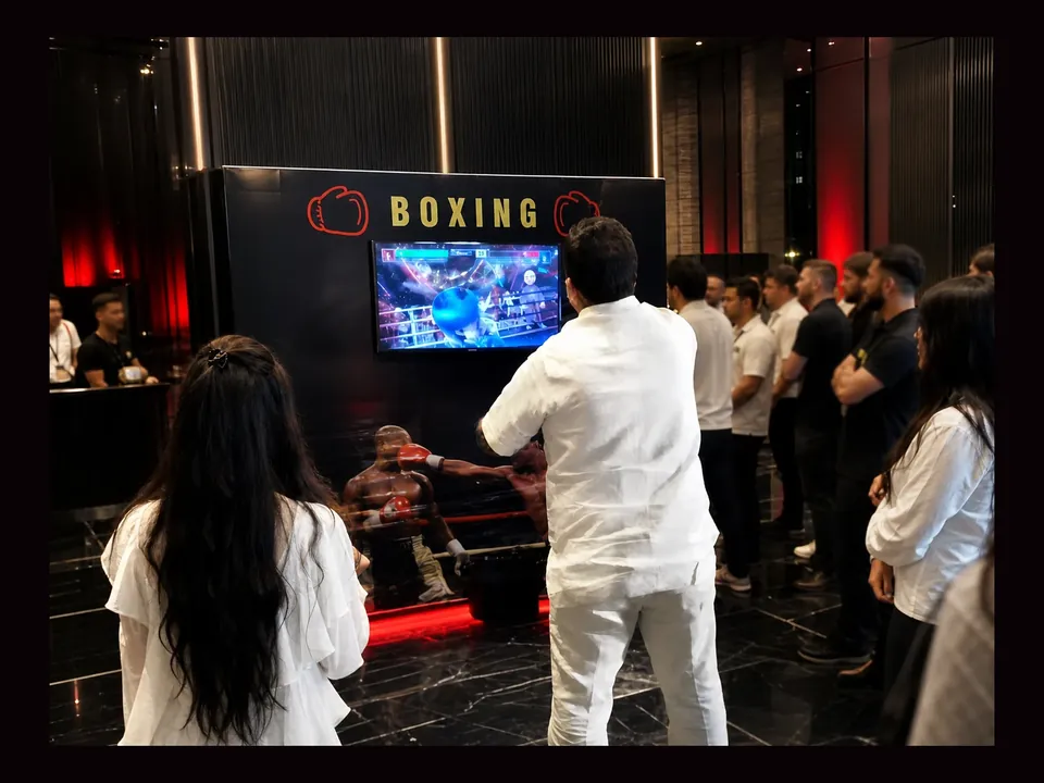 Motion Boxing Game event experience by Magik Touch