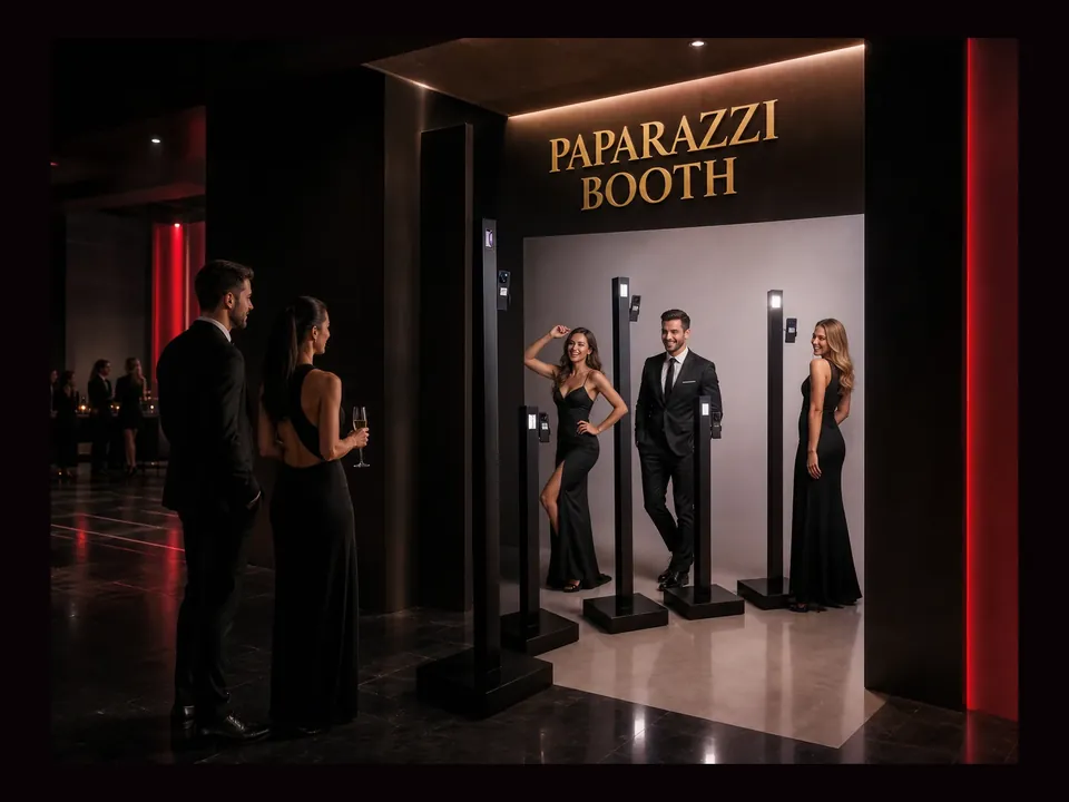 Paparazzi Booth event experience by Magik Touch
