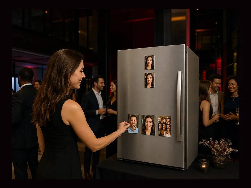 Photo Magnet Photo Booth event experience by Magik Touch