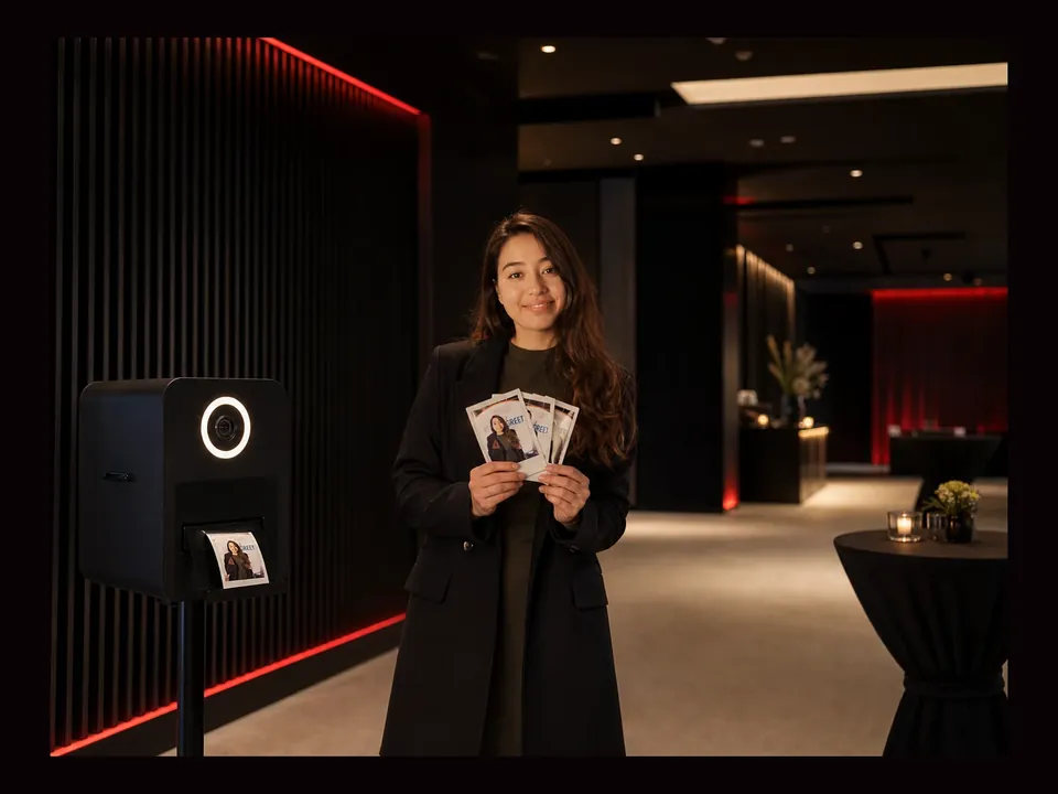 Polaroid Magnet Photobooth event experience by Magik Touch