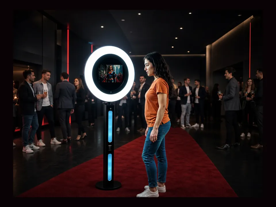 Swag (AI Video) Booth event experience by Magik Touch