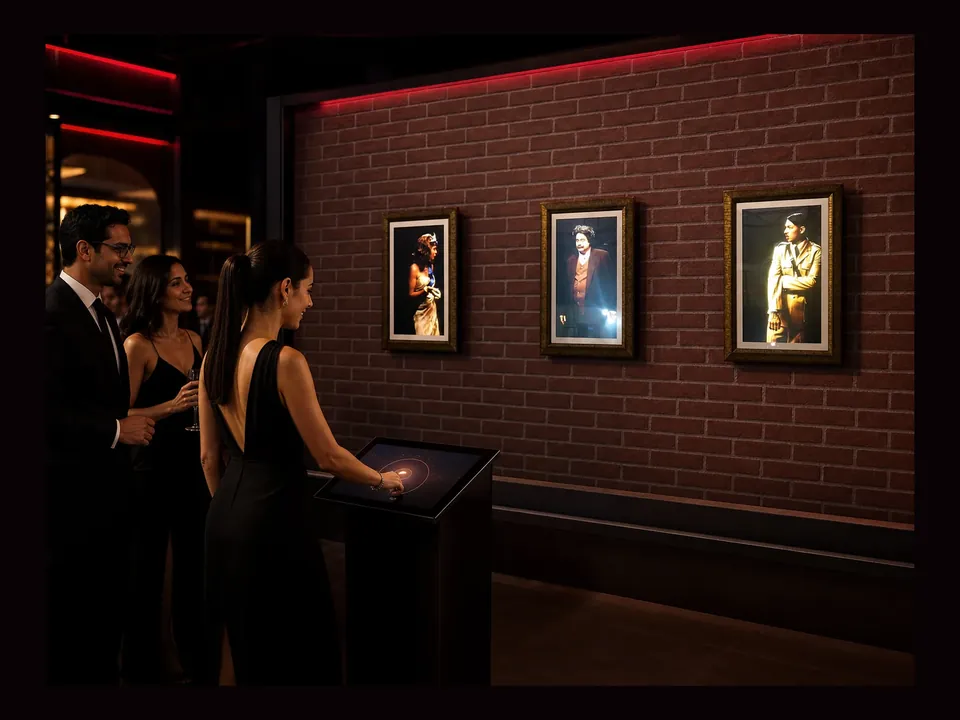 Talking Portrait event experience by Magik Touch