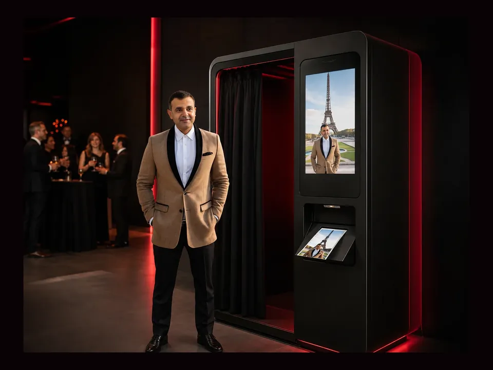 Time Travel Photobooth (Ai) event experience by Magik Touch