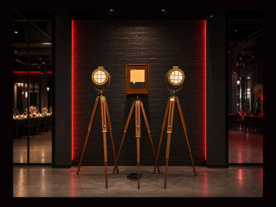 Vintage Photo Booth event experience by Magik Touch