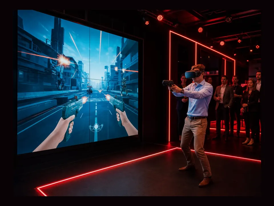 VR Gun Game event experience by Magik Touch