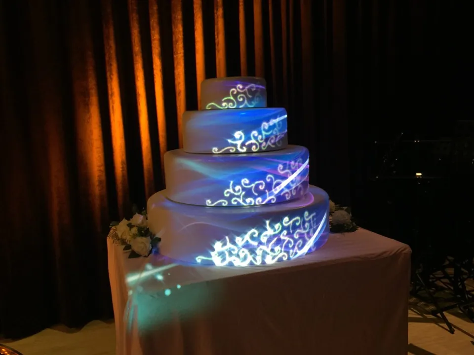 Wedding Cake Projection Mapping